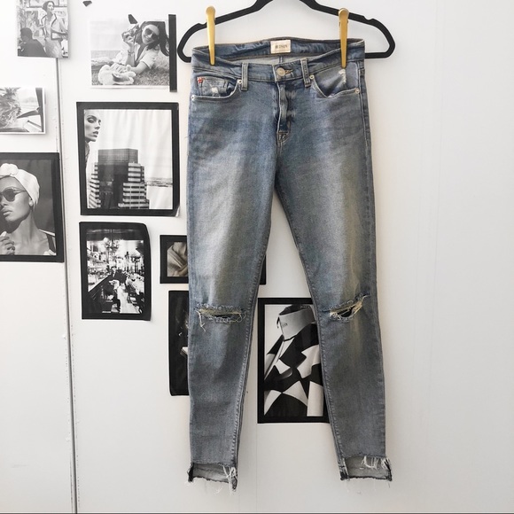 Hudson Jeans Denim - HUDSON Jeans Distressed Skinny Ankle Denim